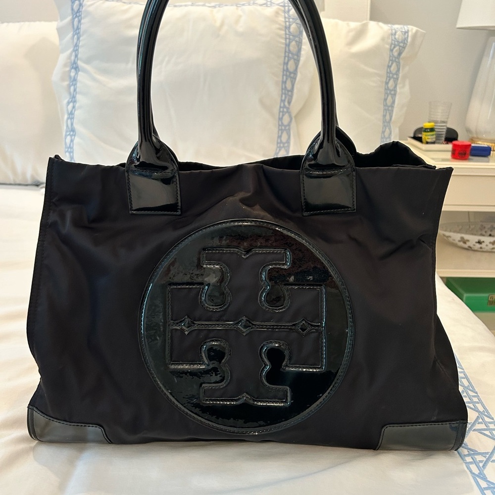 Tory Burch Large Black Tote